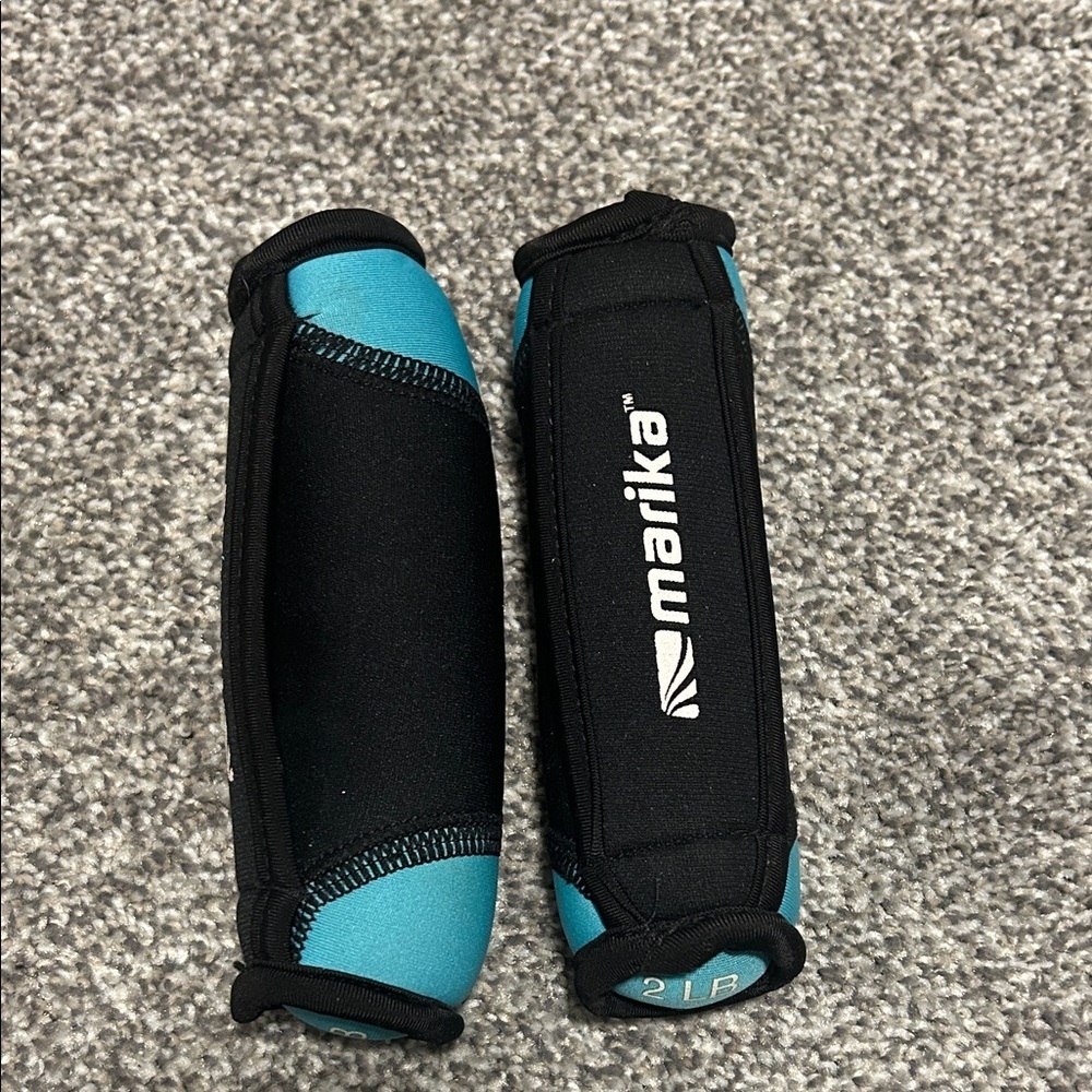 🧡5/$25🧡Marika Black and Teal Fitness Weights